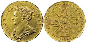 Anne 1702-1714
Guinea, 1710, AU 8.35 g.
Ref : Seaby 3574, Fr. 320, KM#535
Conservation : NGC AU Details, traces de nettoyage sinon Superbe