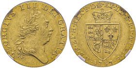 George III 1760-1820 
Guinea, 1787, AU 8.36 g.
Ref : Seaby 3729, Fr. 356, KM#609
Conservation : NGC AU58