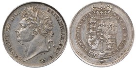 George IV 1820-1830
Shilling, 1824, AG 5.65 g.
Ref : Seaby 3811, KM#687
Conservation : NGC AU Details, traces de nettoyage sinon Superbe