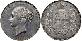 Victoria 1837-1901 
1/2 Crown, 1844, AG 14.15 g.
Ref : Seaby 3888, KM#740
Conservation : NGC AU58