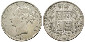Victoria 1837-1901 
1/2 Crown, 1887, AG 14.19 g.
Ref : Seaby 3889, KM#740
Conservation : TTB
