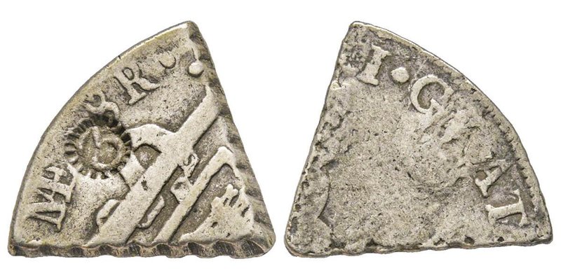 West Indies
Curacao
3 Reales (18 Stivers), ND (1818), AG 4.75 g. 
Ref : KM#29, P...