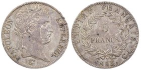 Département de Gênes 1805-1814
5 Francs, 1813 CL, AG 25 g. 
Ref : G.584, Pag. 23 
Conservation : NGC AU53. Superbe exemplaire