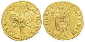 Firenze
Fiorino stretto, II ème sem., 1320,
(zecchiere Jacopo di Alberto del Giudice), AU 3.4 g. 
Ref : Bern. 1258, Fr. 276
Conservation : Légère p...
