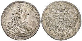 Firenze
Pietro Leopoldo di Lorena 1765-1790
Tallero per il Levante, 1773, AG
Ref : MIR 401/5 (R2), Pucci 351/3
Conservation : Superbe. Rare