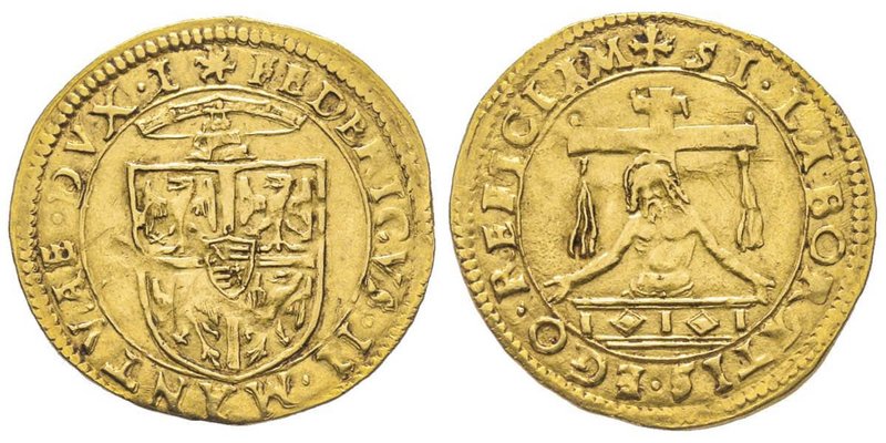 Mantova
Federico II Gonzaga 1519-1540 
Scudo d'oro del Sole AU 3.34 g.
Ref : MIR...