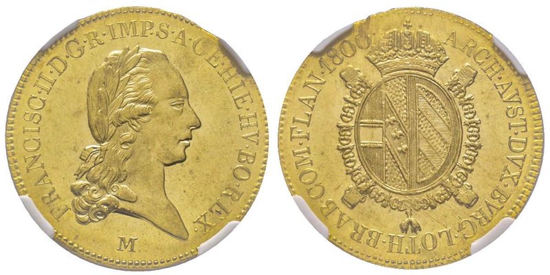 Dominazione Austriaca
Francesco II d'Asburgo - Lorena 1792-1800
Sovrana, 1800M, ...