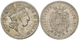 Napoli, Ferdinando I di Borbone 1816-1825
Piastra da 120 Grana, 1818, AG 27.59 g.
Ref : MIR 461, Pannuti-Riccio 6
Conservation : Superbe