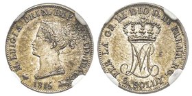 Parma, Maria Luigia 1815-1847
5 Soldi, 1815, AG 1.25 g.
Ref : MIR 1097/1, KM#26
Conservation : NGC MS63+