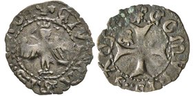 Savona
Luigi XI Re di Francia 1461-1464 
Mezza Petachina, Mi 0.94 g.
Avers : CIVITATIS SAON
Revers : COMVNIS SAON
Ref : MIR 544 (R5), Giuria 7, Dupl. ...