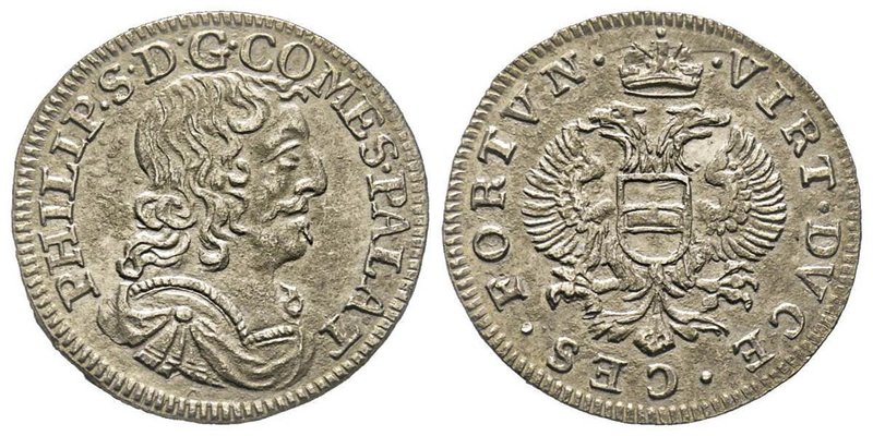 Tassarolo, Filippo Spinola 1616-1688 
Luigino, ND, AG 1.98 g. 
Ref : MIR -, CNI ...