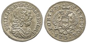 Tassarolo, Filippo Spinola 1616-1688 
Luigino, ND, AG 1.98 g. 
Ref : MIR -, CNI -
Conservation : Superbe+. Rarissime