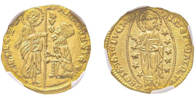 Michele Steno 1400-13
Zecchino, AU 3.54 g.
Ref : Paolucci 1, Fr. 1230
Conservati...