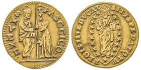 Pasquale Cicogna 1585-1595
Zecchino, AU 3.46 g.
Ref : Paolucci 1, Fr. 1270
Conservation : Superbe