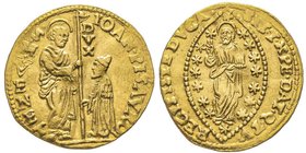 Giovanni Pesaro 1658-1659 
Zecchino, AU 3.46 g.
Ref : Paolucci 1, Fr. 1329
Conservation : presque Superbe. Très Rare