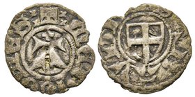Amedeo VI 1343-1383
Denario Viennese, I tipo, ND, Mi 0.51 g.
Ref : MIR 93a (R2), Sim. 22, Biaggi 83
Conservation : TB/TTB