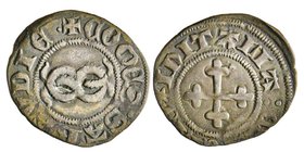 Amedeo VII 1383-1391
Bianchetto, zecca incerta, ND, Mi 0.63 g.
Ref : MIR 107c (R3), Sim. 9/2, Biaggi 95
Conservation : TTB