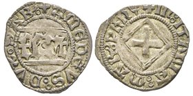 Amedeo VIII 
Duca di Savoia 1416-1440
Quarto di Grosso, II tipo, Savoiardo, Chambéry, ND, Mi 1.19 g.
Ref : MIR 143 s, Sim. 39/16, Biaggi 127
Conservat...