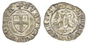 Ludovico 1440-1465
Forte o Patacco, II tipo, Cornavin, ND, Mi 1.06 g.
Ref : MIR 174a (R), Sim. 17, Biaggi 155d
Conservation : TTB+