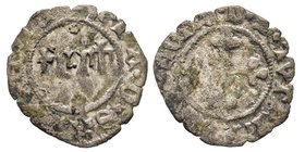 Carlo Giovanni Amedeo 1490-1496
Quarto, II Tipo, Mi 0.75 g.
Ref : MIR 270b (R3), Sim. 2, Biaggi 232a
Conservation : TB