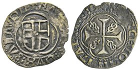 Carlo II 1504-1553
Parpagliola da 3 Quarti, II tipo, Cornavin?, ND, Mi 1.68 g. Ref : MIR 399b (R5), Sim. 67, Biaggi 341b
Conservation : TB. Très Rare...