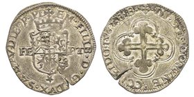 Emanuele Filiberto Duca 1559-1580
Bianco o 4 Soldi, I tipo, Chambéry, 1567, Mi 4.91 g.
Ref : MIR 520n, Sim. 45/13
Conservation : TTB+
