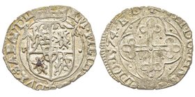 Emanuele Filiberto Duca 1559-1580
Soldo, II tipo, Chambéry, 1574, Mi 1.51 g.
Ref : MIR 534az, Sim. 58, Biaggi 450a3
Conservation : TTB/SUP
