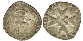 Emanuele Filiberto Duca 1559-1580
Parpagliola, Bourg, 1581, Mi 1.73 g.
Ref : MIR 537j, Sim. 61/10, Biaggi 453
Conservation : TTB