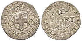 Carlo Emanuele I 1580-1630
6 Soldi, Chambéry, 1629, AG 5.72 g.
Ref : MIR 643b (R), Sim.58, Biaggi 544i
Ex Vente Inasta n° 28, lot 1893
Conservation : ...