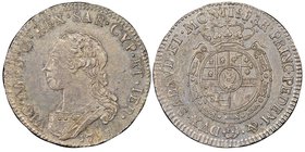 Vittorio Amedo III 1773-1796
Quarto di Scudo, Torino, 1793, AG 8.86 g.
Ref : MIR 989q (R6), Sim. 11/16, Biaggi 850r
Ex Vente NAC 35, 1 decembre 2006
C...