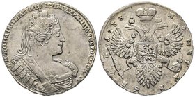 Russia
Anna 1730-1740 
Rouble, Moscow, 1733, AG 24.92 g.
Ref : KM#192.1, Dav 1670
Conservation : Superbe