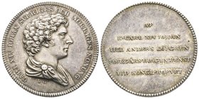 Carl XIV Johan (général Jean-Baptiste Bernadotte) 1818-1844
Médaille en argent, AG 12.44 g.
Conservation : Superbe, très belle patine de collection...