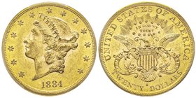 20 Dollars, San Francisco, 1884 S, AU 33.43 g.
Ref : Fr. 172, KM#74.1 
Conservation : PCGS MS62