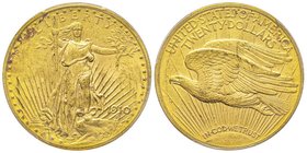 20 Dollars, Philadelphia, 1910, AU 33.43 g.
Ref : Fr. 185, KM#127 
Conservation : PCGS MS63