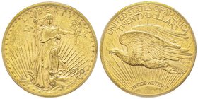 20 Dollars, San Francisco, 1910 S, AU 33.43 g.
Ref : Fr. 186, KM#131 
Conservation : PCGS MS62
