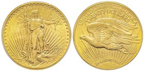 20 Dollars, San Francisco, 1915 S, AU 33.43 g.
Ref : Fr. 186, KM#131 
Conservation : PCGS MS64