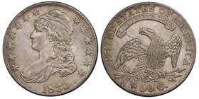 Half Dollar, Capped Bust, Philadelphia, 1833, AG 13.36 g.
Ref : KM#37
Conservation : PCGS MS63