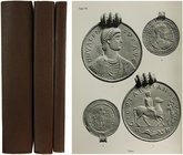 BERNHART Max. Die Münzen der römischen Kaiserzeit (Augustus - Septimus Severus). München s.d. 3 Voll. extremely rare Hardcover, pp. 820, pl. 128 A wor...