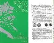 SEABY H.A. Roman Slver coins III: Pertinax to Balbinus & Pupienus. London, 1992. Hardcover, pp. 161
