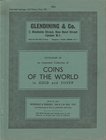 GLENDINING & Co. Auction London 10-11/6/1970. Catalogue of an important Collection of Coins of the World in Gold and Silver. Paperback, pp. 60, lots 9...