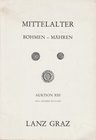 LANZ GRAZ. Graz Auktion XIII. 23/11/1979: Mitterlalter Bohmen - Mahren. Paperback, pp. 34, lots 816, pl. 19. price evaluation list. Provenance Giulio ...