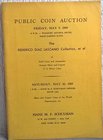 SCHULMAN Hans M. F. Auction New York, 9-10/5/1969. The Federico DIAZ LASCANO Collection, et al of Gold coins and antiquities. Ancient silver and coppe...