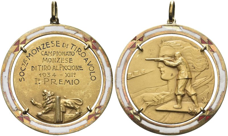 MONZA
Ventennio Fascista, dal 1923 al 1943.
Medaglia I Premio Campionato monze...