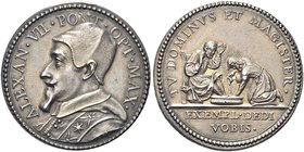 ROMA
Alessandro VII (Fabio Chigi), 1655-1667.
Medaglia s. data opus G. Morone.
Ag gr. 12,34 mm 31,8
Dr. ALEXAN VII PONT OPT MAX. Busto a s., con c...