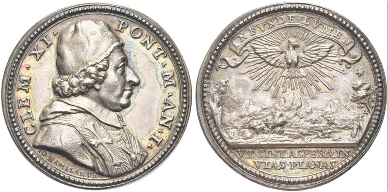ROMA
Clemente XI (Gian Francesco Albani), 1700-1721.
Medaglia 1700 a. I opus G...