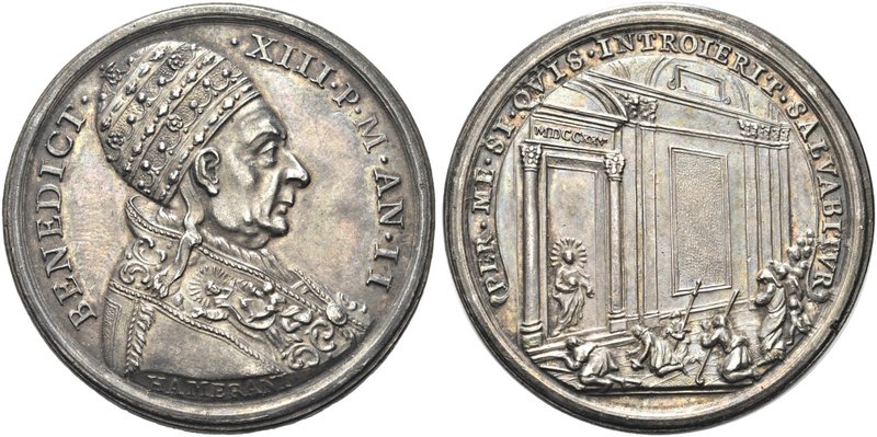 ROMA
Benedetto XIII (Pier Francesco Orsini), 1724-1730.
Medaglia 1725 a. II op...
