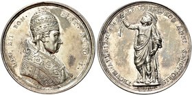 ROMA
Leone XII (Annibale Sermattei della Genga), 1823-1829.
Medaglia 1824 a. I opus G. Cerbara.
Ag gr. 35,21 mm 42,5
Dr. LEO XII PON - MAX ANNO I....