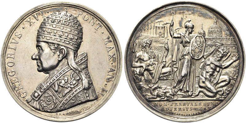 ROMA
Gregorio XVI (Bartolomeo Alberto Cappellari), 1831-1846.
Medaglia annuale...