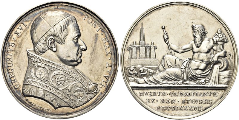 ROMA
Gregorio XVI (Bartolomeo Alberto Cappellari), 1831-1846.
Medaglia 1837 a....