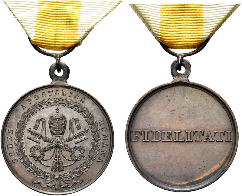 ROMA
Pio IX (Giovanni Maria Mastai Ferretti), 1846-1878.
Medaglia 1848 premio ...